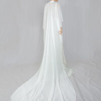 Capa Celine com seda pura - atelieria - vestidos de noiva - santa catarina - brasil
