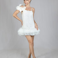 Vestido Ballerina com acessório ombro