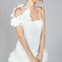 Vestido Ballerina com acessório ombro