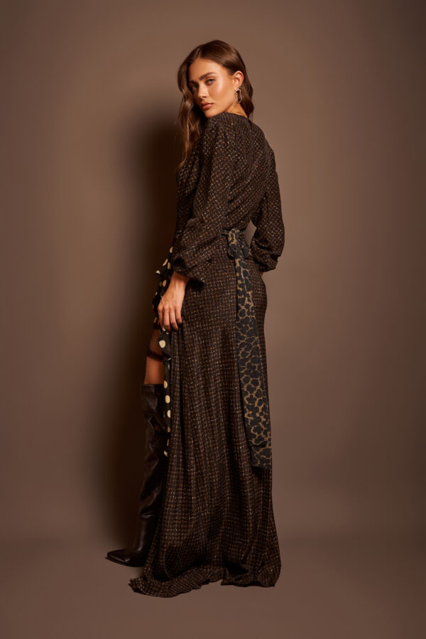 Vestido Toro Marrom