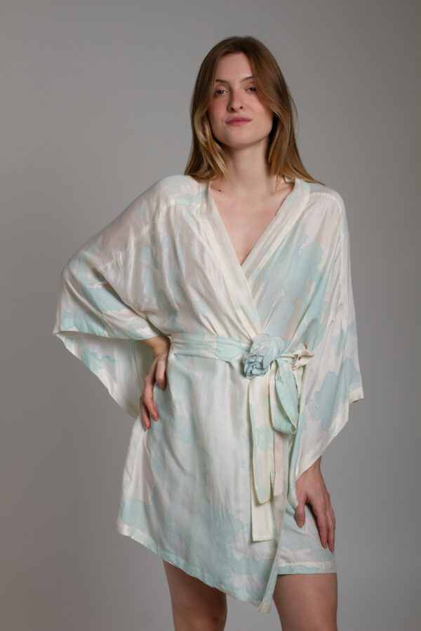 Kimono Iris Azul